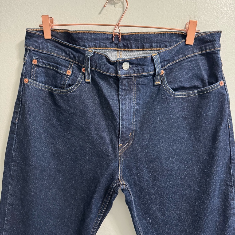 Men’s 514 Levi’s Dark Wash Size 34x32 - Picture 3 of 11